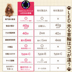 【ドッグトレーナー監修】犬専用LED光る首輪