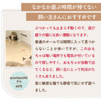 【獣医師監修】 球体自動猫じゃらし にゃんにゃんタマタマ