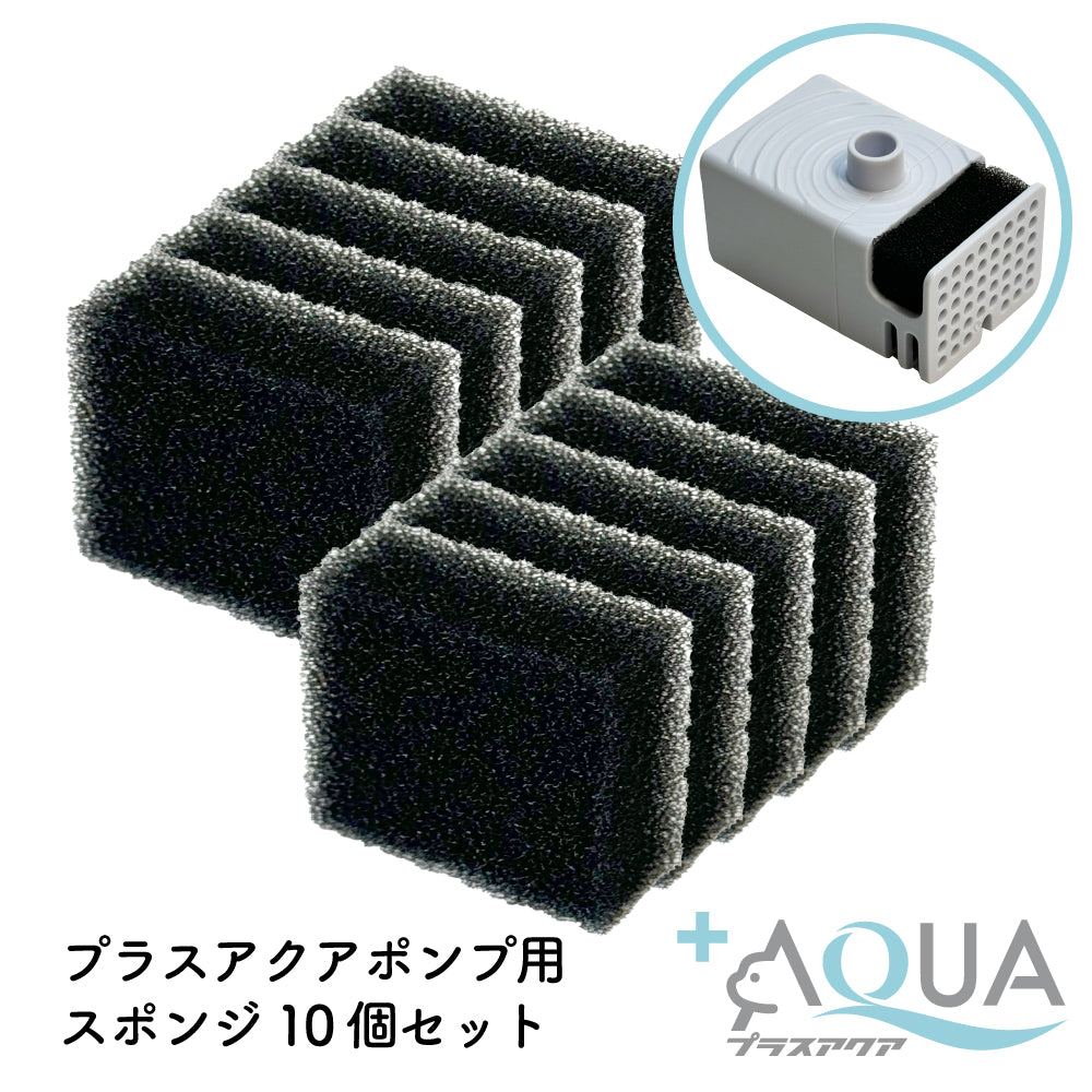 プラスアクアポンプ用スポンジ　10個入
