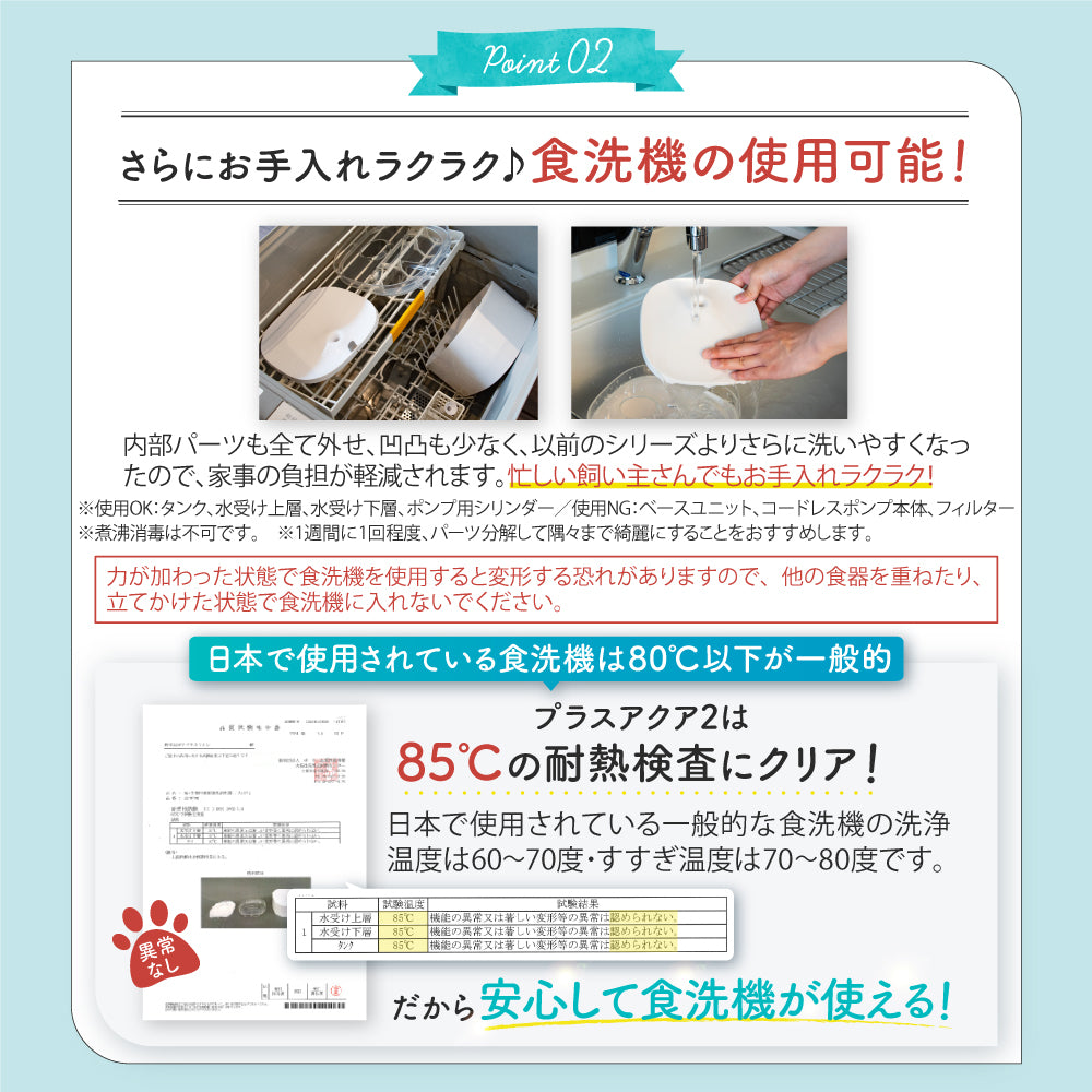 【獣医師監修】自動給水器 プラスアクア2