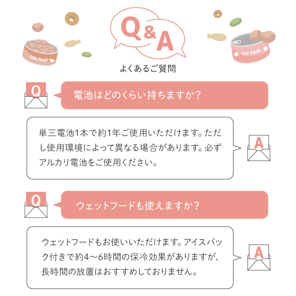 【獣医師監修】カリカリマシーンmini（1食分／タイマー式自動給餌器）