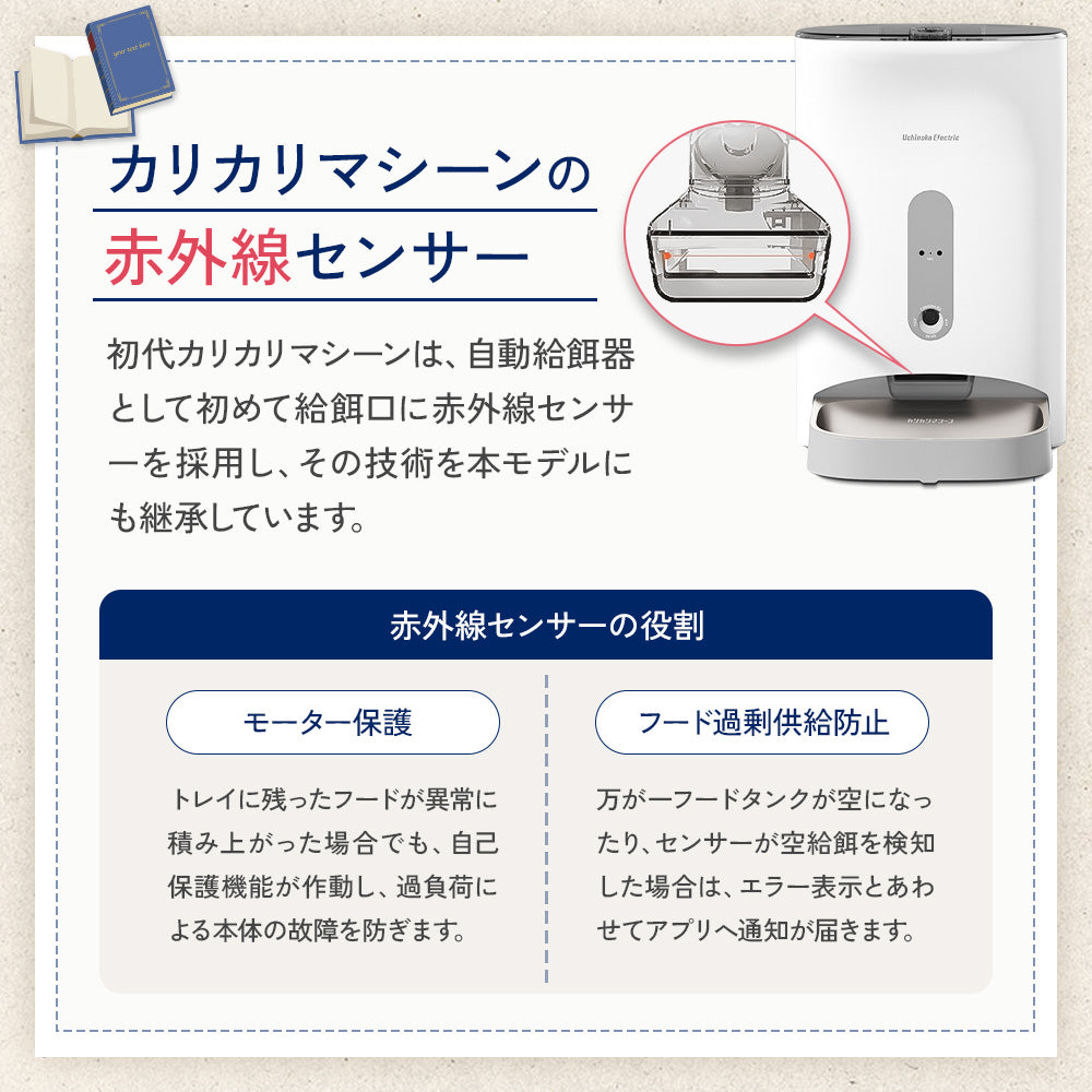 【獣医師監修】カリカリマシーンV2C Plus/スマホ連動型自動給餌器