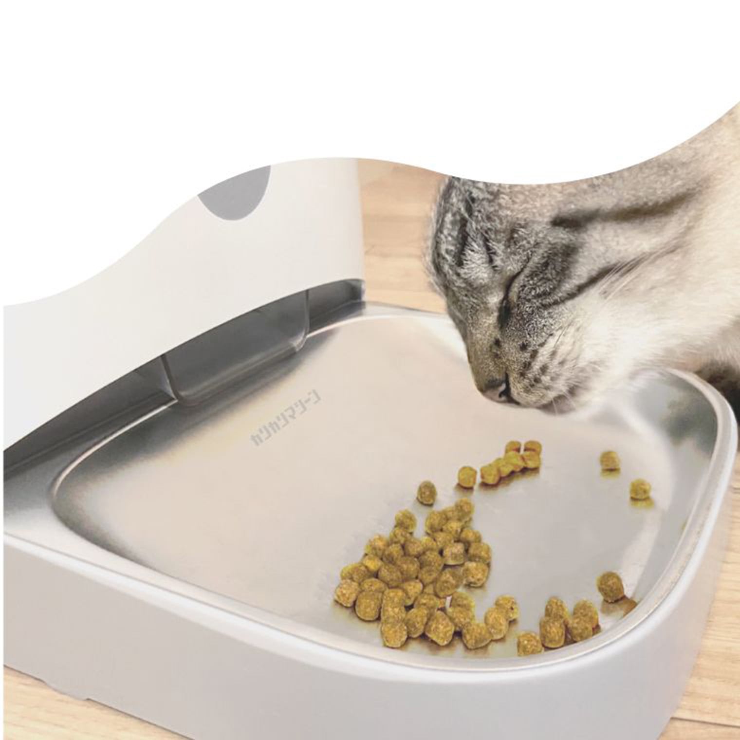 V2シリーズ専用ステンレストレイ 猫 犬 自動給餌器カリカリマシーンV2