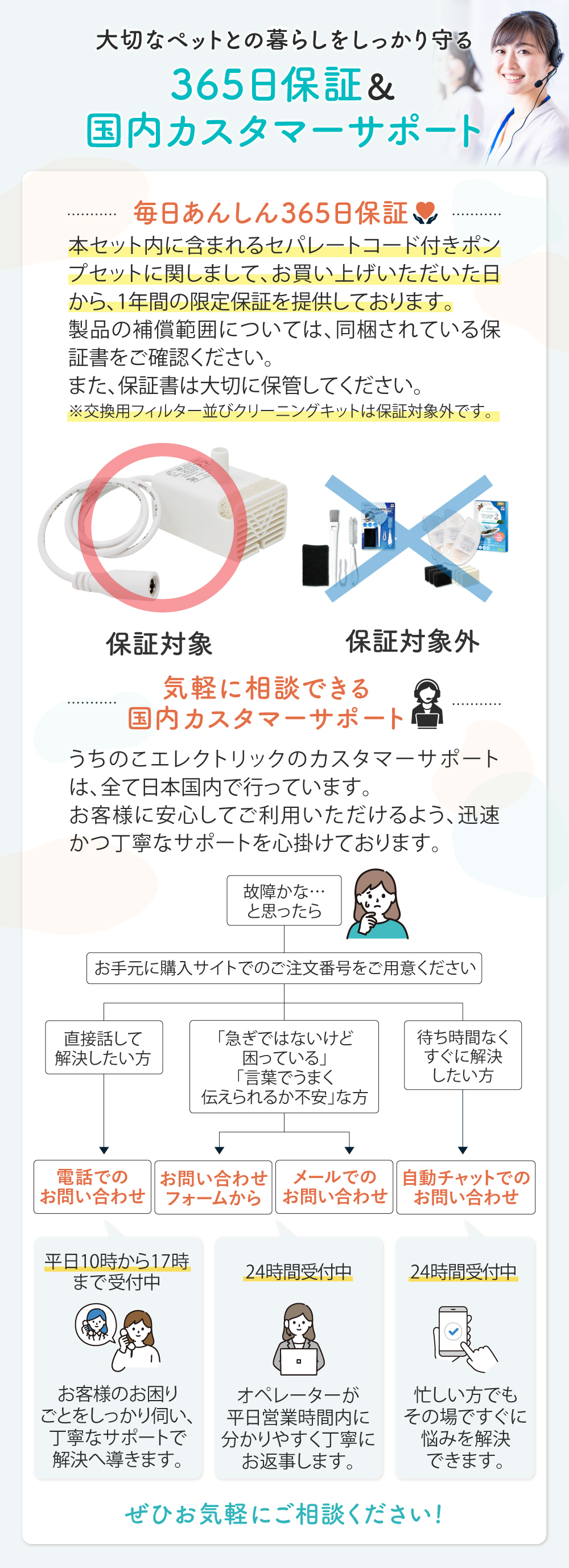 カスタマーサポート