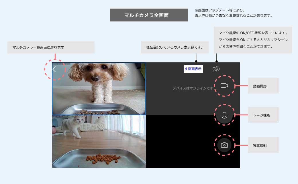 マルチカメラ全画面